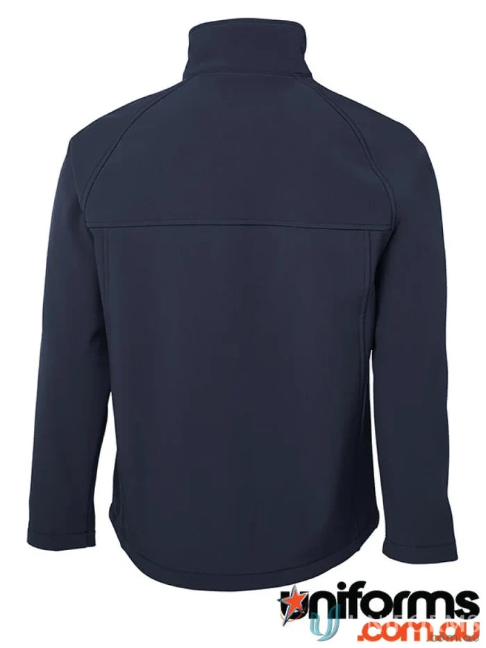 Navy blue JBs Youth Layer Softshell Jacket with waterproof rating 000mm, perfect for kids
