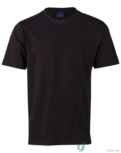 Black short-sleeved ts37k Savvy Tee from Winning Spirit Kids for kids active style